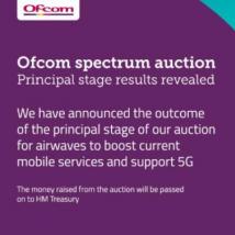 运营商开始竞标Ofcom频谱拍卖