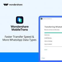 Wondershare MobileTrans 2.0以改进的传输速度到达