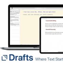 前沿科技资讯：Mac版Drafts增加了对与其他应用程序和服务的深度集成的操作支持