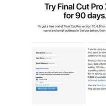 前沿科技资讯：Apple提供Final Cut Pro X和Logic Pro X的90天免费试用