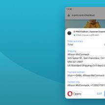 科技资讯:Opera for Android 59可以进行在线支付
