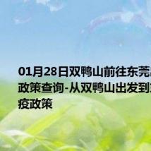 01月28日双鸭山前往东莞出行防疫政策查询-从双鸭山出发到东莞的防疫政策