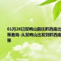 01月28日双鸭山前往黔西南出行防疫政策查询-从双鸭山出发到黔西南的防疫政策