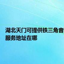 湖北天门可提供铁三角音响维修服务地址在哪