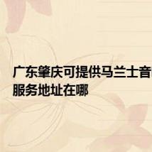 广东肇庆可提供马兰士音响维修服务地址在哪
