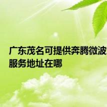 广东茂名可提供奔腾微波炉维修服务地址在哪