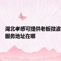 湖北孝感可提供老板微波炉维修服务地址在哪