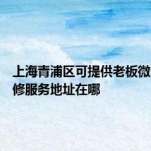 上海青浦区可提供老板微波炉维修服务地址在哪