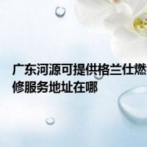 广东河源可提供格兰仕燃气灶维修服务地址在哪