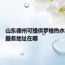 山东德州可提供罗格热水器维修服务地址在哪