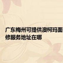 广东梅州可提供澳柯玛面包机维修服务地址在哪