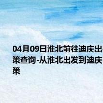 04月09日淮北前往迪庆出行防疫政策查询-从淮北出发到迪庆的防疫政策
