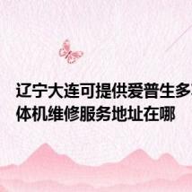 辽宁大连可提供爱普生多功能一体机维修服务地址在哪