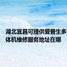 湖北宜昌可提供爱普生多功能一体机维修服务地址在哪