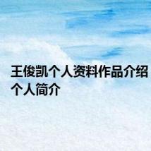 王俊凯个人资料作品介绍 王俊凯个人简介