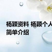 杨颖资料 杨颖个人资料简单介绍