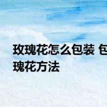 玫瑰花怎么包装 包装玫瑰花方法