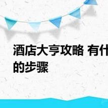 酒店大亨攻略 有什么玩的步骤