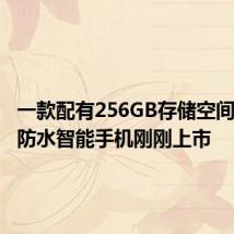 一款配有256GB存储空间的8GB防水智能手机刚刚上市