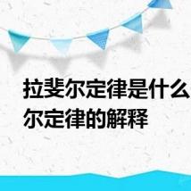 拉斐尔定律是什么 拉菲尔定律的解释