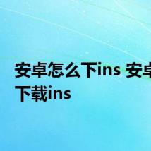 安卓怎么下ins 安卓怎样下载ins