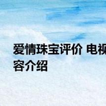 爱情珠宝评价 电视剧内容介绍
