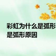 彩虹为什么是弧形 彩虹是弧形原因