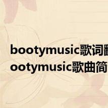 bootymusic歌词翻译 bootymusic歌曲简介
