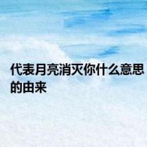 代表月亮消灭你什么意思 这句话的由来