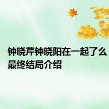 钟晓芹钟晓阳在一起了么 钟晓芹最终结局介绍