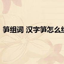 笋组词 汉字笋怎么组词