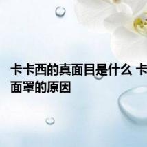 卡卡西的真面目是什么 卡卡西戴面罩的原因