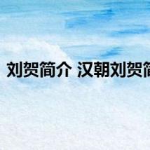 刘贺简介 汉朝刘贺简介
