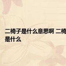二椅子是什么意思啊 二椅子意思是什么
