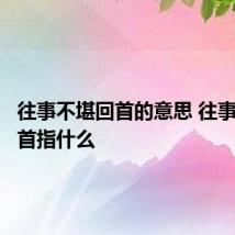 往事不堪回首的意思 往事不堪回首指什么