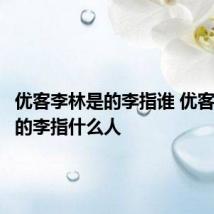 优客李林是的李指谁 优客李林是的李指什么人