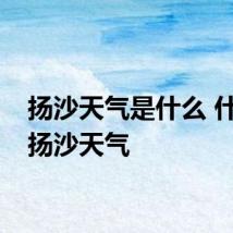 扬沙天气是什么 什么是扬沙天气