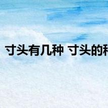 寸头有几种 寸头的种类