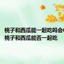 桃子和西瓜能一起吃吗会中毒吗 桃子和西瓜能否一起吃