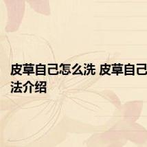 皮草自己怎么洗 皮草自己清洗方法介绍