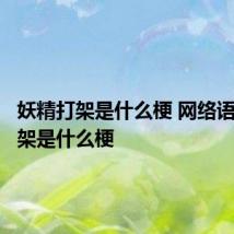 妖精打架是什么梗 网络语妖精打架是什么梗