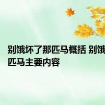 别饿坏了那匹马概括 别饿坏了那匹马主要内容