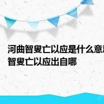 河曲智叟亡以应是什么意思 河曲智叟亡以应出自哪