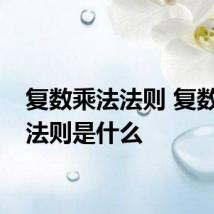 复数乘法法则 复数乘法法则是什么