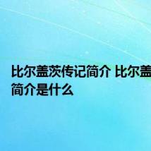 比尔盖茨传记简介 比尔盖茨传记简介是什么
