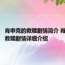 肖申克的救赎剧情简介 肖申克的救赎剧情详细介绍