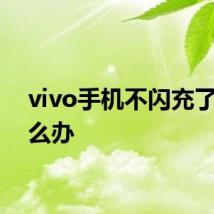 vivo手机不闪充了要怎么办