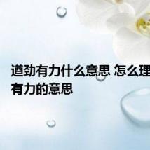 遒劲有力什么意思 怎么理解遒劲有力的意思
