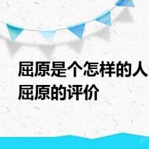 屈原是个怎样的人 关于屈原的评价