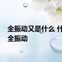 全振动又是什么 什么是全振动
